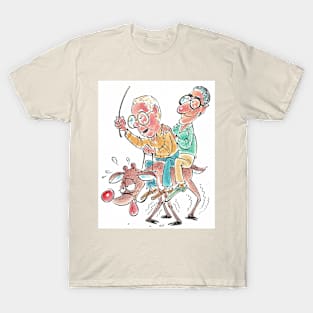 Arthur Rankin, Jr. and Jules Bass by Paul Coker, Jr. T-Shirt